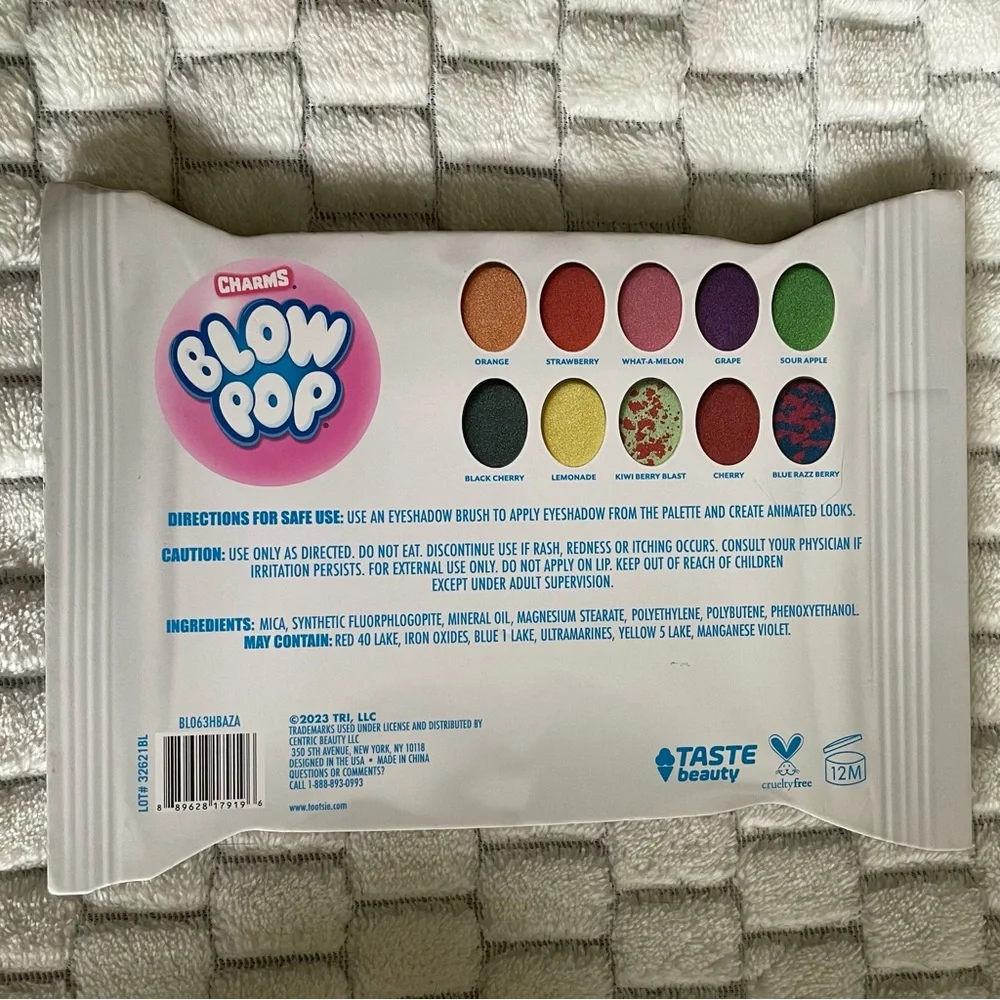 Eyeshadow Palette Charms Blow Pop 10 Colors